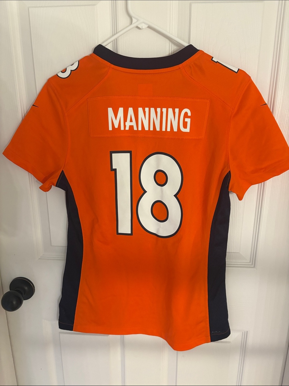 Nike Women's Super Bowl 50 Orange Peyton Manning #18 Football Jersey